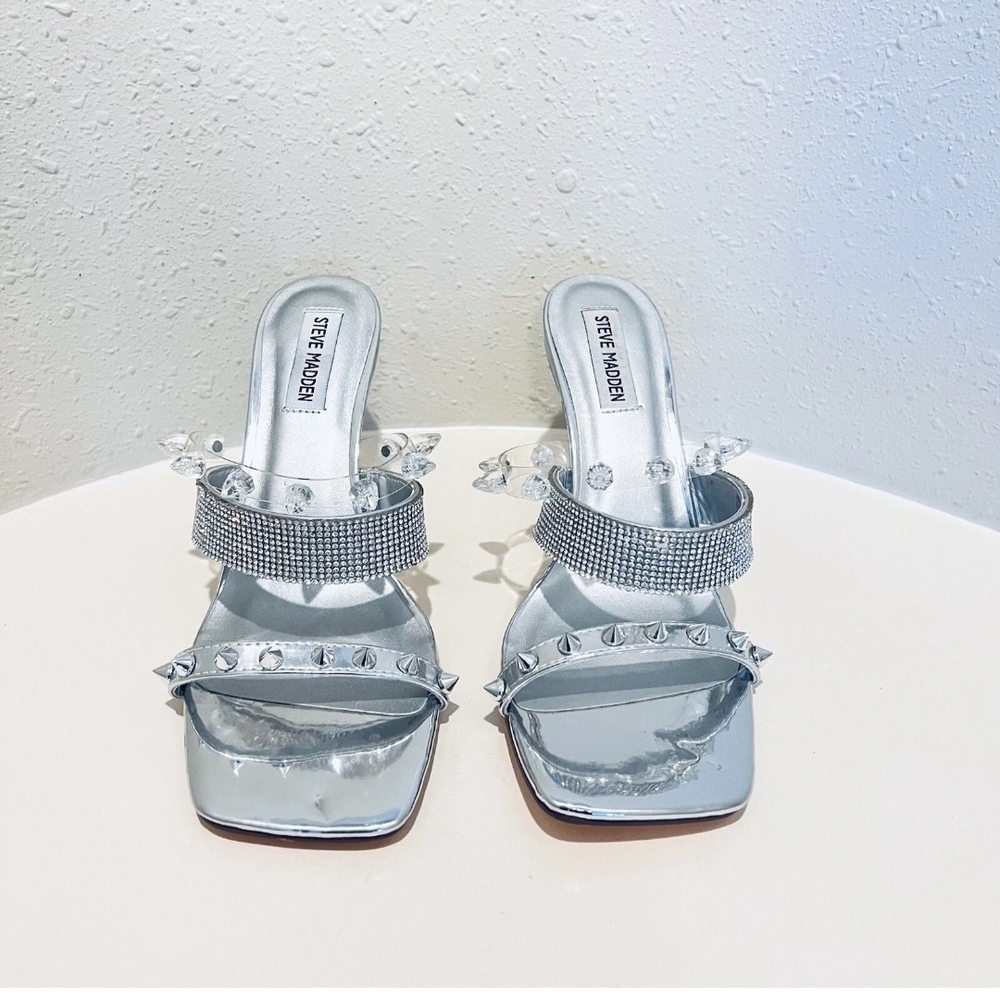 Steve Madden Silver Women's Heels
